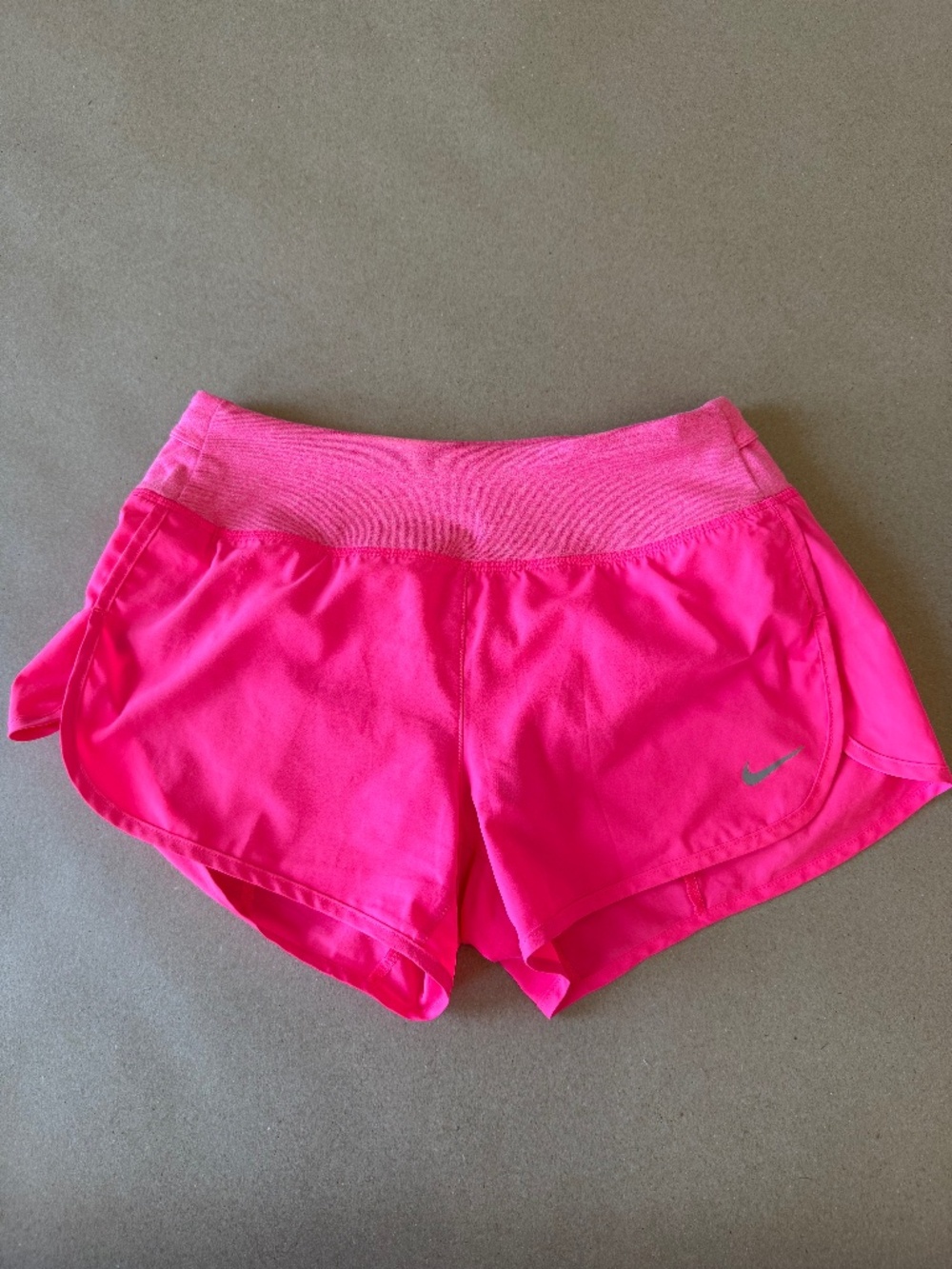 Nike Dri Fit Bright Pink Running Shorts Size XS